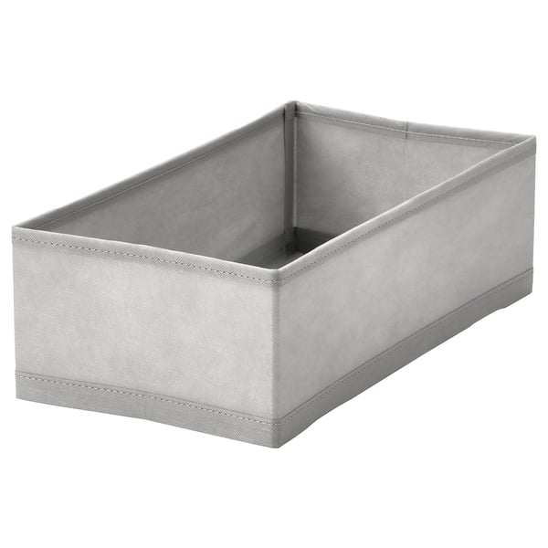 KOSINGEN Box, light grey, 20x38x12 cm