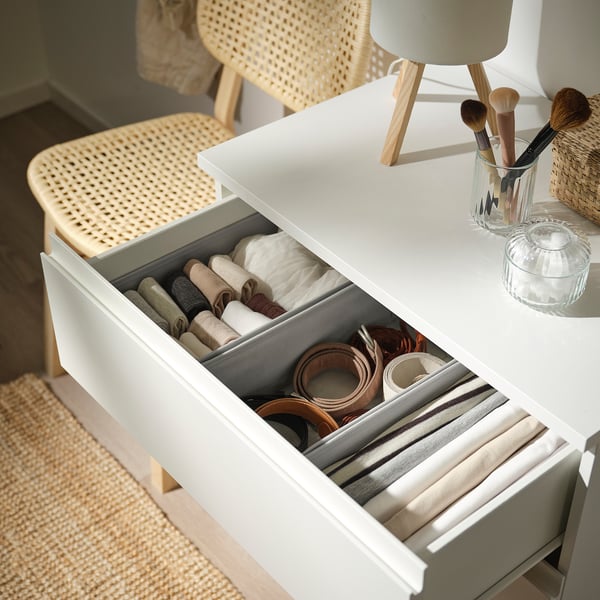 KOSINGEN Box, light grey, 20x38x12 cm