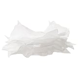 KRUSNING Pendant lamp shade, white, 43 cm