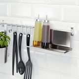 KUNGSFORS Tablet stand, stainless steel, 26x12 cm