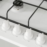 LAGAN Gas hob, white, 59 cm