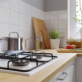 LAGAN Gas hob, white, 59 cm