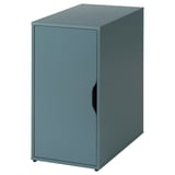 LAGKAPTEN / ALEX Desk, grey-turquoise/black, 140x60 cm