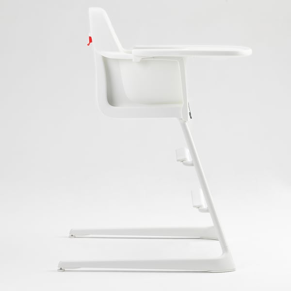 LANGUR Junior/highchair with tray, white