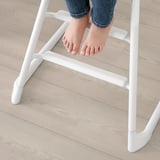 LANGUR Junior/highchair with tray, white