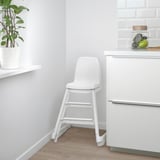 LANGUR Junior/highchair with tray, white