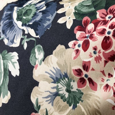 LEIKNY Cushion cover, black/multicolour, 50x50 cm