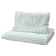 LEN green-white striped duvet cover for toddlers.