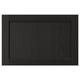 Option: LERHYTTAN Door, black stained, 60x40 cm