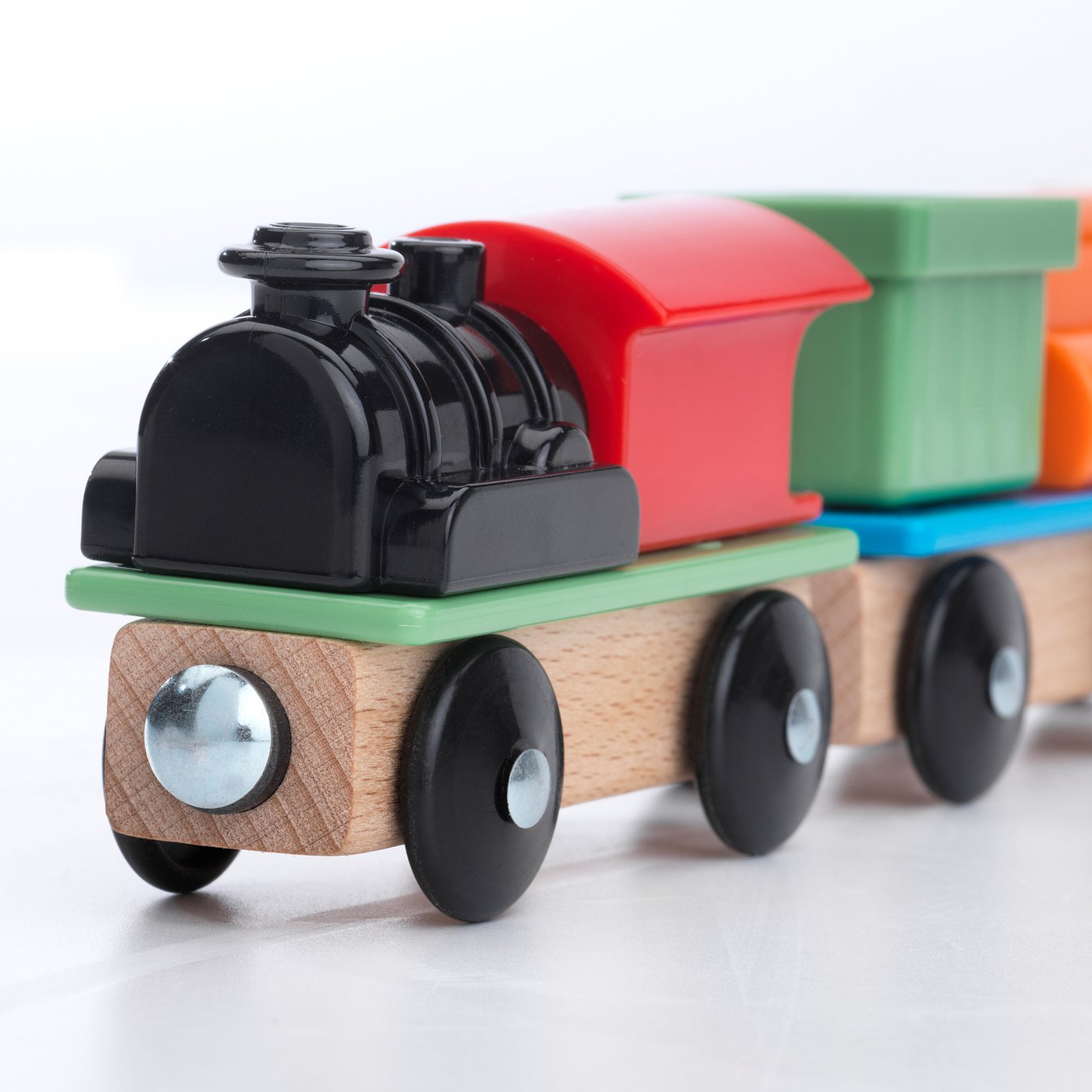 ikea wooden toy train set