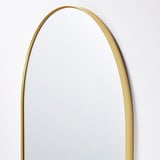 LINDBYN Mirror, gold-colour, 60x170 cm