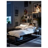 LYCKSELE HÅVET 2-seat sofa-bed, Vansbro bright green