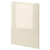 METOD 1 front for dishwasher, Voxtorp high-gloss light beige, 60 cm