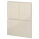 METOD 2 fronts for dishwasher, Voxtorp high-gloss light beige, 60 cm