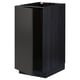 Option: METOD Base cab f sink/waste sorting, black/Nickebo matt anthracite, 40x60 cm