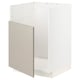 METOD Base cab f TALLSJÖN sink, white/Stensund beige, 60x60 cm