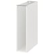 White ikea METOD kitchen cabinet, rectangular with adjustable shelf holes.
