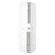 METOD High cabinet for fridge/freezer, white/Vallstena white, 60x60x220 cm