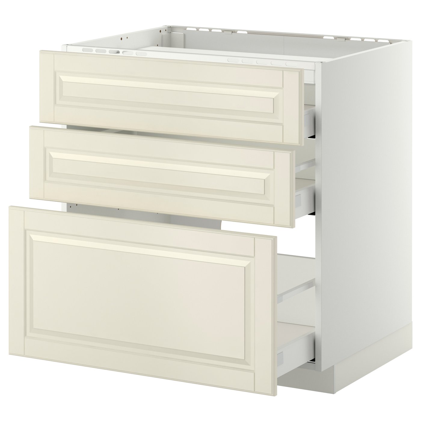 METOD / MAXIMERA base cab f hob/3 fronts/3 drawers