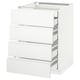 METOD / MAXIMERA Base cb 4 frnts/2 low/3 md drwrs, white/Voxtorp matt white, 60x60 cm