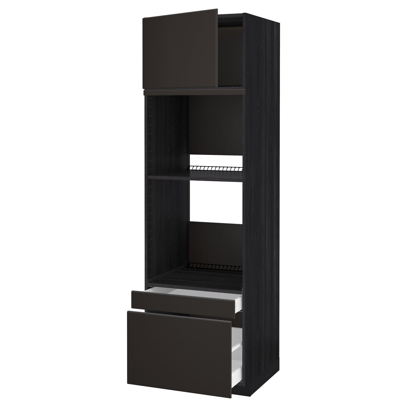METOD / MAXIMERA خزانة عالية لفرن/فرن مع ب./2 د. IKEA