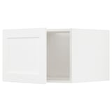 METOD Top cabinet for fridge/freezer, white Enköping/white wood effect, 60x40 cm