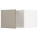 METOD Top cabinet for fridge/freezer, white/Stensund beige, 60x40 cm