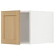 METOD Top cabinet, white/Forsbacka oak, 40x40 cm