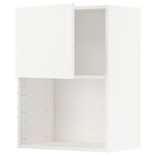 METOD kitchen unit, white, rectangular, minimalist design, with adjustable shelf.