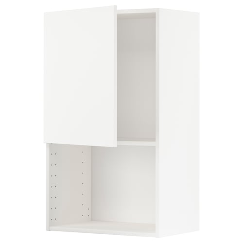 Metod Wall Cabinet For Microwave Oven White Veddinge White Ikea
