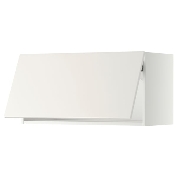 Metod Wall Cabinet Horizontal White Veddinge White Ikea
