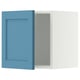 METOD Wall cabinet, white/Lerhyttan blue, 40x40 cm