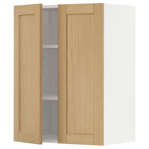 Oak kitchen cabinets by METOD