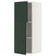 METOD Wall cabinet with shelves/2 doors, white/Havstorp deep green, 40x100 cm