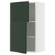 METOD Wall cabinet with shelves/2 doors, white/Havstorp deep green, 60x100 cm