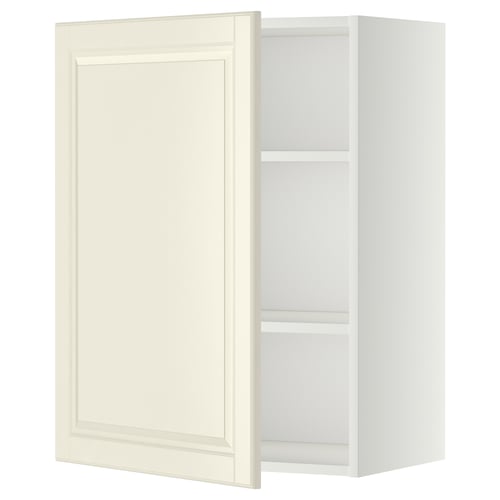 Ikea METOD off-white kitchen cabinet with adjustable shelf.