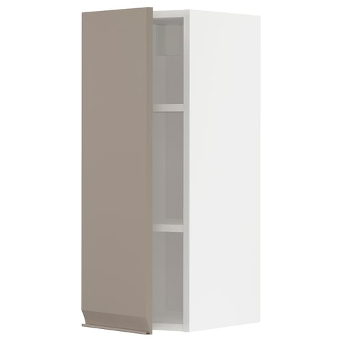 METOD kitchen cabinet, grey-beige, rectangular, modern design.