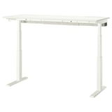 MITTZON Desk sit/stand, electric white, 160x60 cm