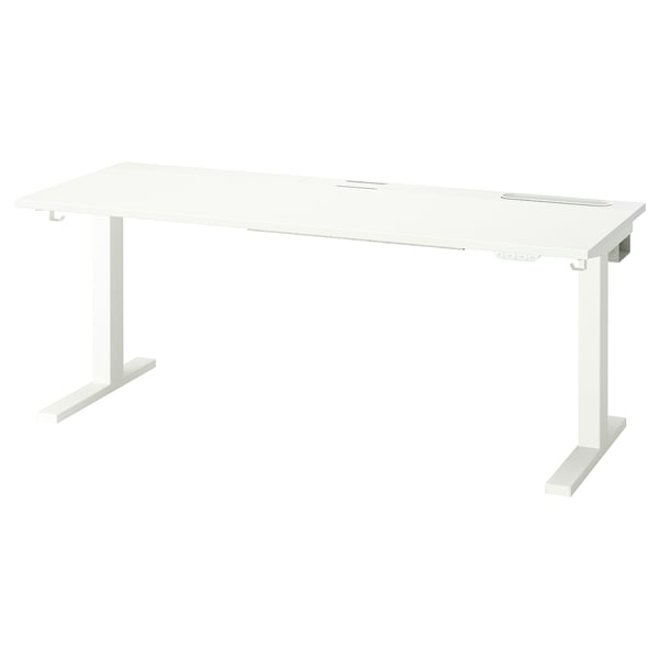 MITTZON Desk sit/stand, electric white, 160x60 cm
