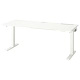 MITTZON Desk sit/stand, electric white, 160x60 cm