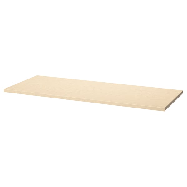 MITTZON desk shelf, white; wooden; rectangular; minimalist design