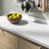 MÖCKLERYD Worktop, white/laminate, 123x2.2 cm