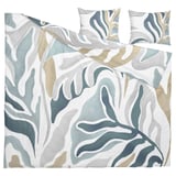 MYGGLASVINGE Duvet cover and 2 pillowcases, multicolour, 240x220/50x60 cm