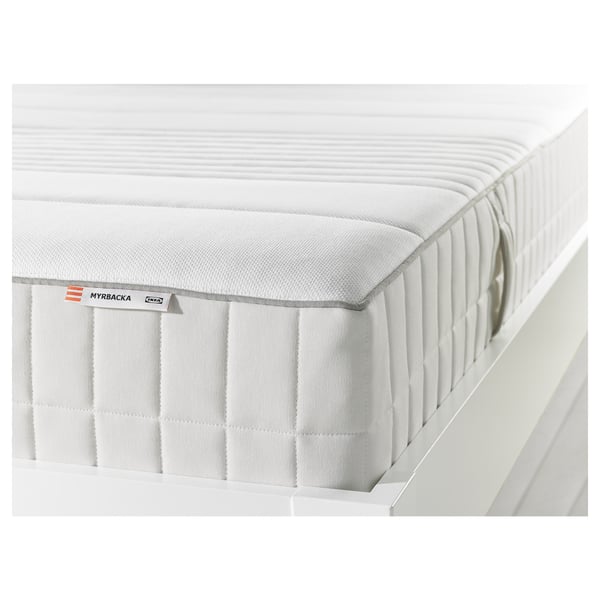 Myrbacka Memory Foam Mattress Firm White Ikea