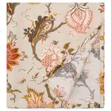 NÄSSELKLOCKA Flat sheet, light grey-beige, 240x260 cm