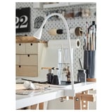 NÄVLINGE LED wall/clamp spotlight, white