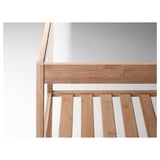 NESNA Bedside table, bamboo, 36x35 cm