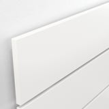 NORDLI Bed frame with storage and mattress, with headboard white/Åkrehamn medium firm, 140x200 cm