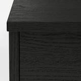 ÖSTAVALL Adjustable coffee table, black, 90 cm