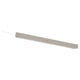 Led wardrobe light, sleek and long, beige, aluminium body, minimalist design.